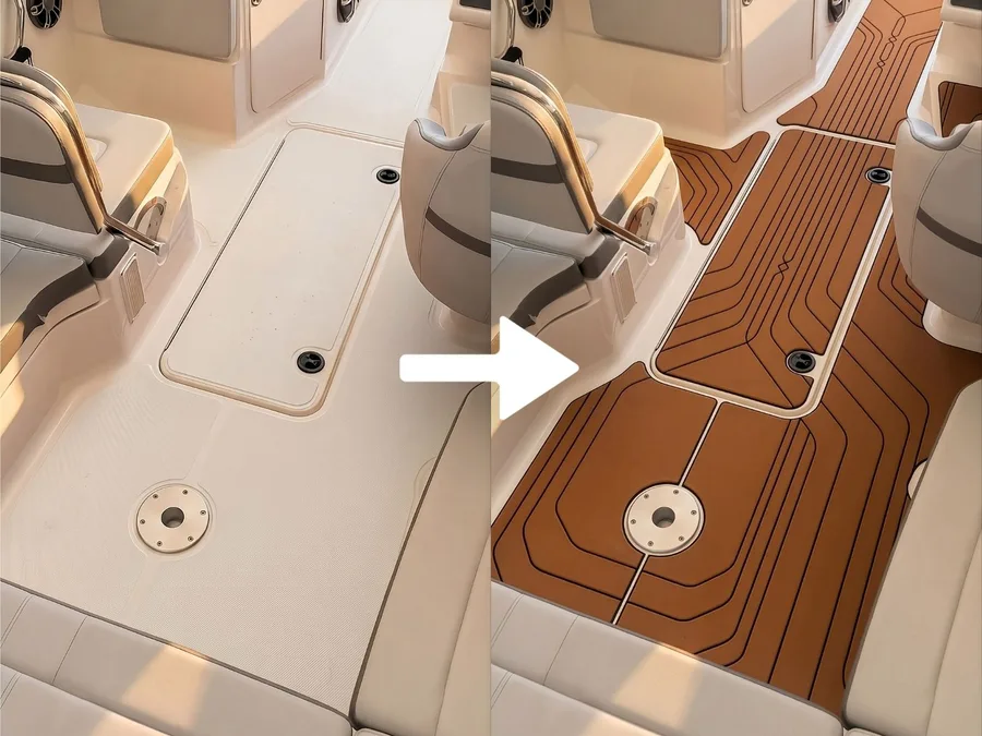 Pre i posle S-Deck ugradnje — transformacija palube broda